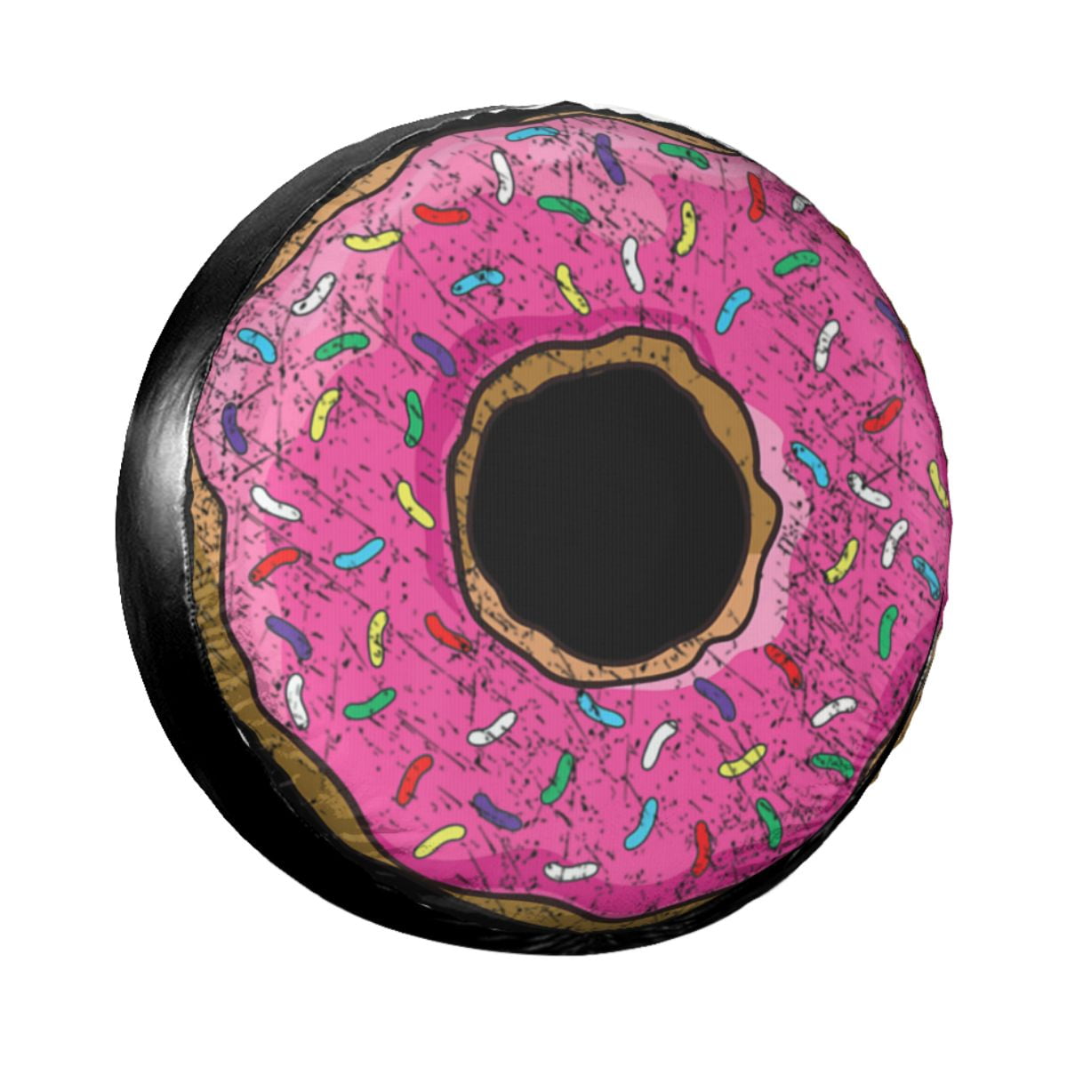 Donut Doughnut Spare Tire Cover for Jeep Pajero Custom Circular Bread