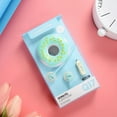 thumbnail image 1 of Donut Earbuds for Kids, Kid Size Wired Earbud & in-Ear Headphones with Microphone and Lovely Earphones Storage Case Gifts for School Girls and Boys (Blue), 1 of 5
