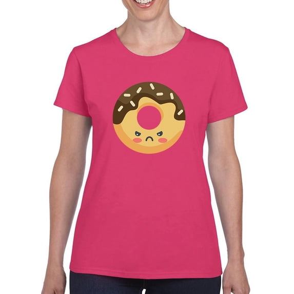 Donut. Funny Breakfast Squad T-Shirt Women -Smartprints Designs, Female Large