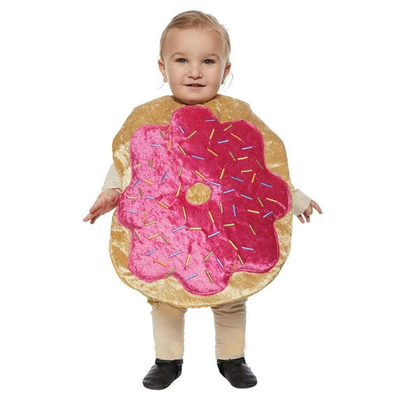 Underwraps Pink Donut Belly Plush Baby Costume - Large Female