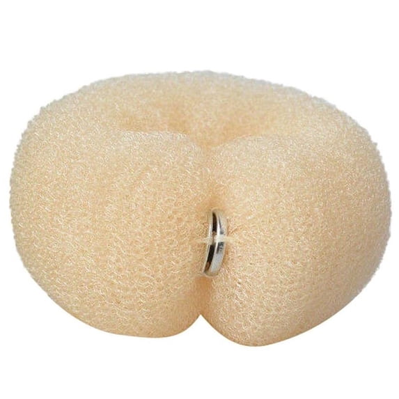Donut Hair Bun Maker - Soft Durable, Lightweight Reusable, with Hairpin, Easy to Use for Parties/Weddings/Yoga/Dancing Hairstyles