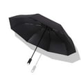 thumbnail image 1 of Donut Hook Auto Umbrella UPF50+ - 8-Rib Windproof Black Glue Sun & Rain Dual Use with One-Button Open (Military-Grade Steel Frame Compact Foldable Design 39x23 in)​, 1 of 2