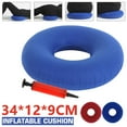 thumbnail image 1 of Donut Inflatable Ring Cushion, Large with Pump Included, Great for Coccyx, Prostate, Sciatica, Bed Sores, Post-Surgery Pain Relief Orthopedic Firm Seat Pad for Home, 1 of 9