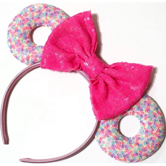 Donut Inspired Minnie Ears, Donut Minnie Ear , Mickey Ears Hair , Pink Minnie Ears , Minnie Ears, Minnie Ears