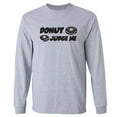 thumbnail image 1 of Donut Judge Me Adult Long Sleeve T-shirt, 1 of 3