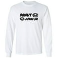 thumbnail image 1 of Donut Judge Me Adult Long Sleeve T-shirt, 1 of 3