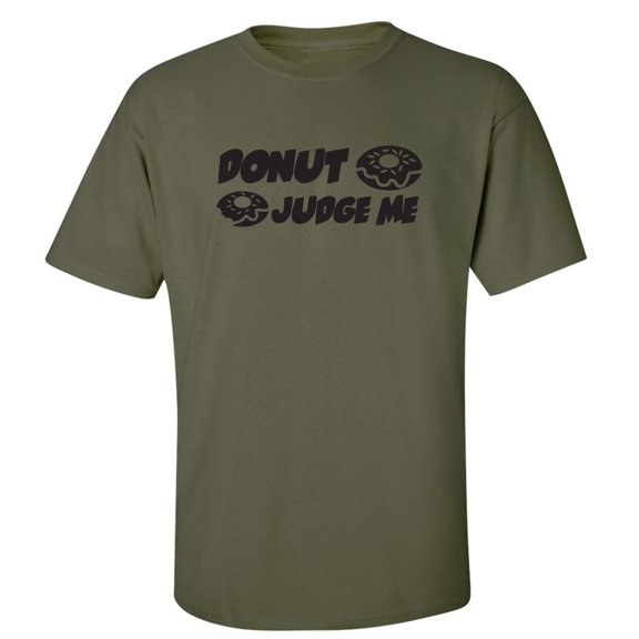 Donut Judge Me Adult Short Sleeve T-shirt