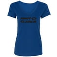 thumbnail image 1 of Donut Judge Me Womens V-Neck Tee, 1 of 1