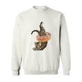 thumbnail image 1 of Donut Kitten Sweatshirt Men -SPIdeals Designs, Male 3X-Large, 1 of 4
