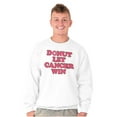 thumbnail image 1 of Donut Let Breast Cancer Win Women Crewneck Sweatshirt Brisco Brands S, 1 of 6