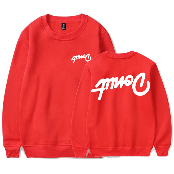 Donut Logo Crewneck Sweatshirt Merch Casual Sweatshirt Unisex Clothing