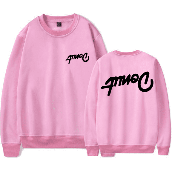 Donut Logo Crewneck Sweatshirt Merch Casual Sweatshirt Unisex Clothing