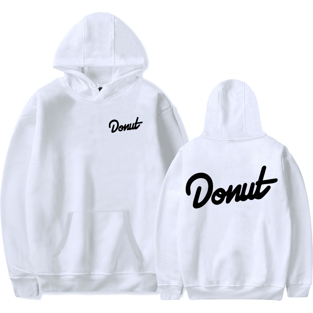 Pattern Print Colorful Donut Men Pullover Hoodie