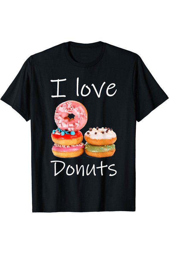 Donut Lover I Love Donuts Doughnut Sprinkles T-Shirt