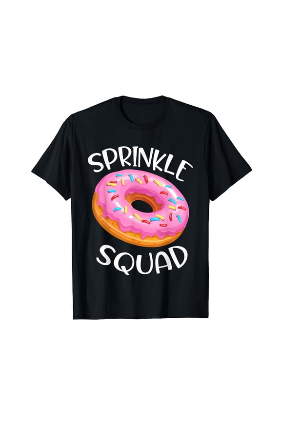 Donut Lover Matching Birthday Cool Donut Sprinkle Squad Gift T-Shirt