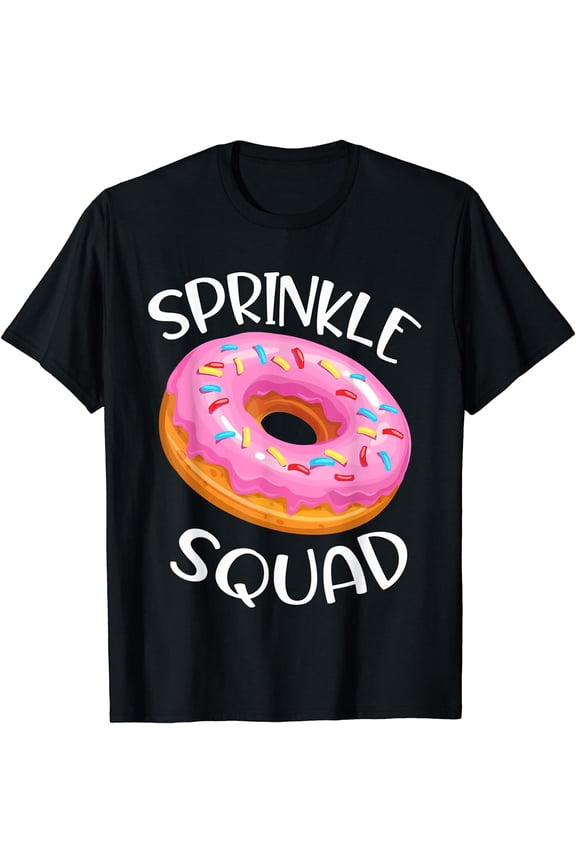 Donut Lover Matching Birthday Cool Donut Sprinkle Squad Gift T-Shirt