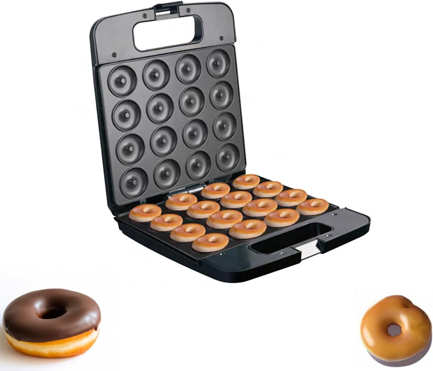 Dash Express Mini Donut Maker for Kid-Friendly Breakfast, Snacks, &  Desserts with Non-Stick Surface, Makes 7 Doughnuts - Aqua - 10.6 in L x 3.9  in H x 8.7 in W, 2.2 lbs 