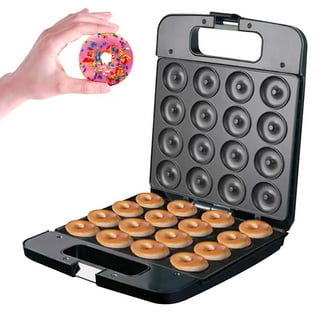 Courant courant mini donut maker machine for holiday, kid-friendly,  breakfast or snack, desserts & more with non-stick surface, makes