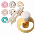 thumbnail image 1 of Donut Maker Mold with Dipping Plier,DIY Baking Tool for Homemade Donuts,Non-Stick Dessert Cutter,Kitchen Gadget, 1 of 7