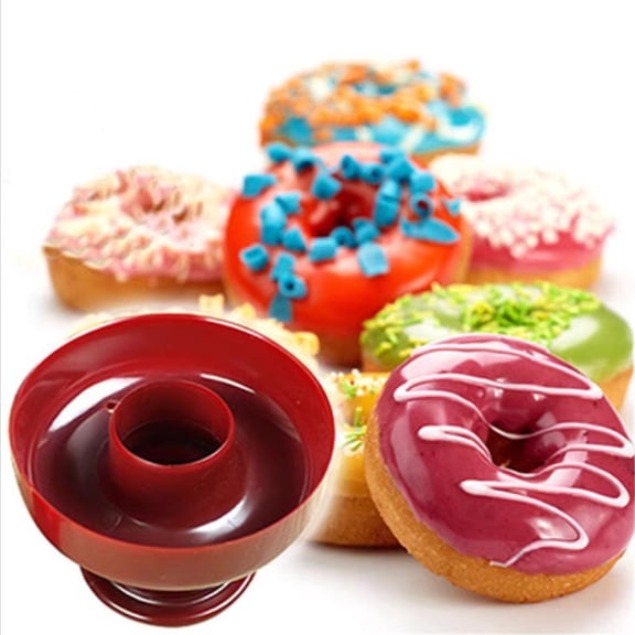 Donut Molds, DIY Baking Tools, Round Cookie Molds/Plastic Hollow Cake Bread Models Circular donut mold