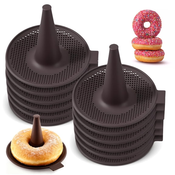Donut Pan For Baking, Brown Bagel Molds, Pastry Molds For Baking Bagel, Doughnut, Cakes - Send Goods From Local Warehouse