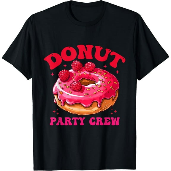 Donut Party Crew Family Birthday Dad Mom T-Shirt