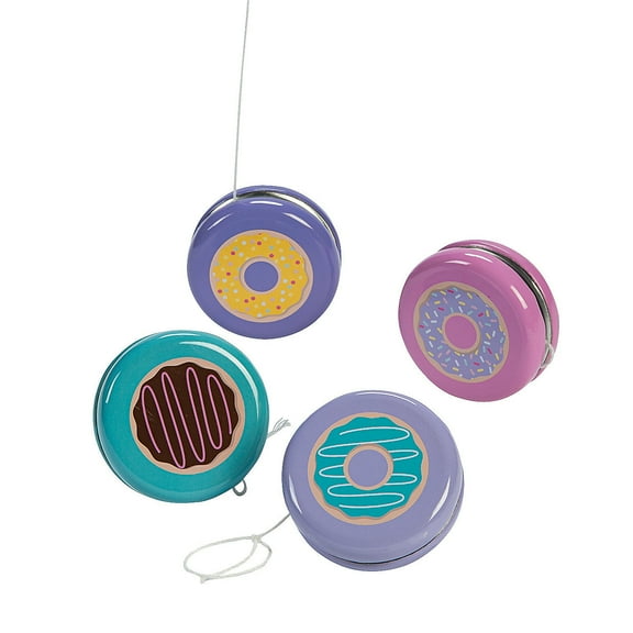 Donut Party Yo-Yos - Party Favors - 12 Pieces