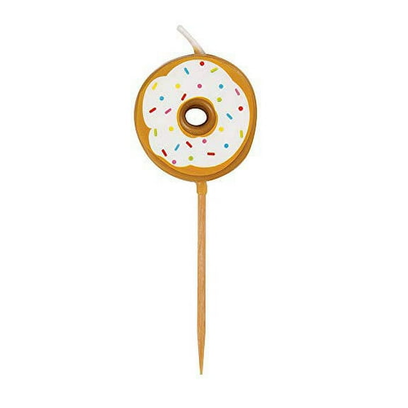 Donut Pick Birthday Party Candles, 6 Ct.