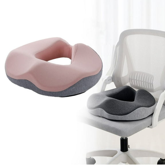 Donut Pillow For Coccyx Hemorrhoid Pillow For Sitting After Memory Foam Coccyx Cushion For Pregnancy Car Seat Chair Cushion For Pressure/ Pink Seat Cushion A