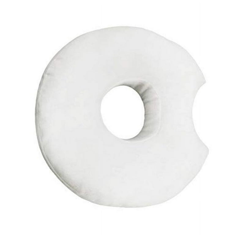 Donut Pillow for Ear Piercings - Comfortable Soft Ear Pillow for Side  Sleeping - Reduces Ear Discomfort - Fun Decor, Stuffed Cushion and Toy, 14