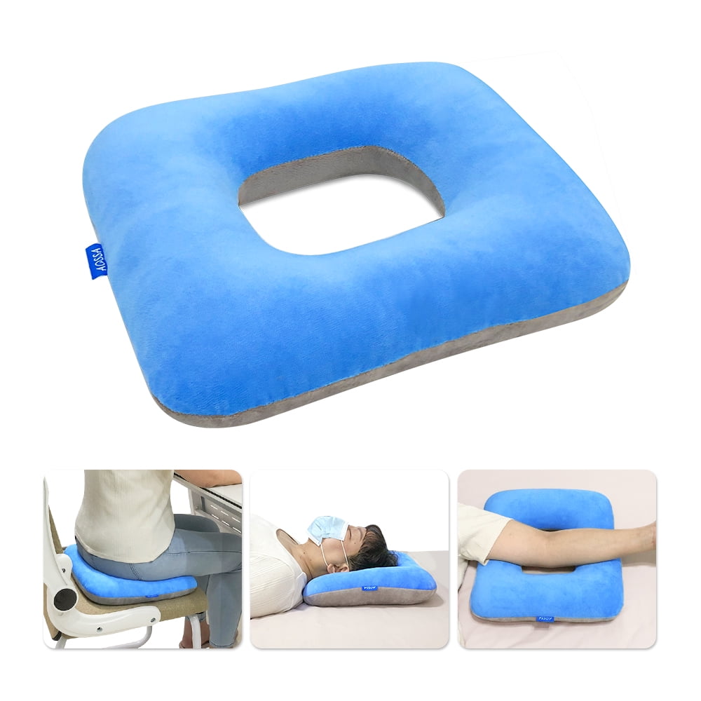 Donut Pillow Seat Cushion for Tailbone Pain Relief, Hemorrhoid Butt Pillow, Post-Surgery Cushion for Hip Surgery, Pregnancy & Pressure Sore Relief