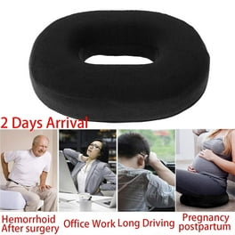 LAMPPE Donut Pillow for Hemorrhoids, Donut Cushion for Tailbone Pain  Premium Memory Foam Washable, Ergonomic Seat Cushion for Office Chair for