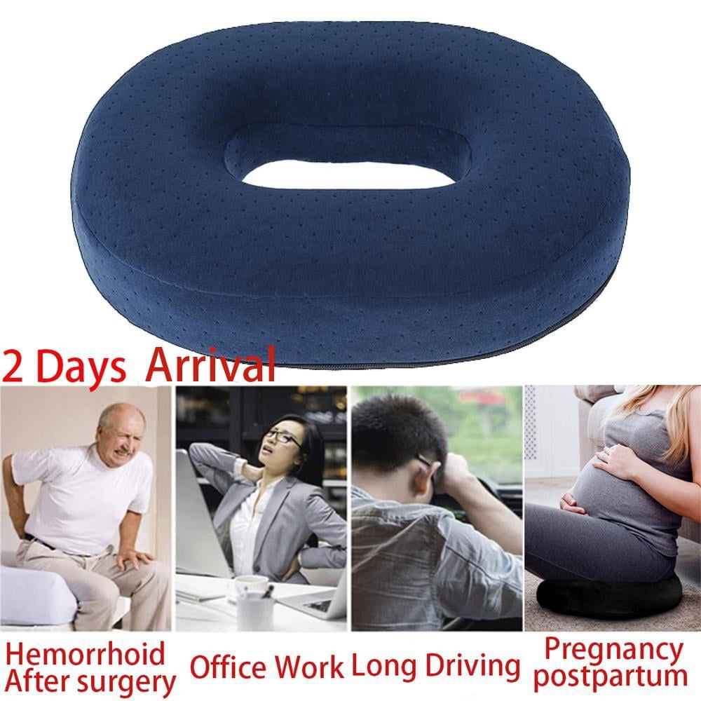 Donut Pillow for Tailbone Pain,Memory Foam Car Seat Cushion Coccyx ...