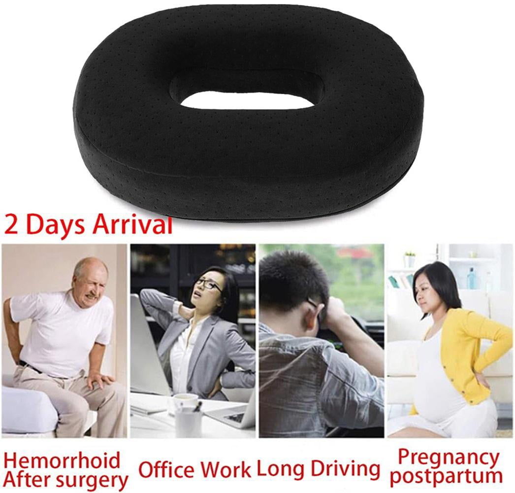 Memory Foam Donut Pillow for Tailbone Pain, Coccyx Cushion for ...