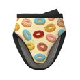 thumbnail image 1 of Donut Print Light Yellow Oven Mitts Heat Resistant - Soft Lining Silicone Mini Oven Mitts with HangingLoop, Kitchen Oven Gloves Heat Resistant 500℉ for Cooking Baking Microwave, 1 of 7