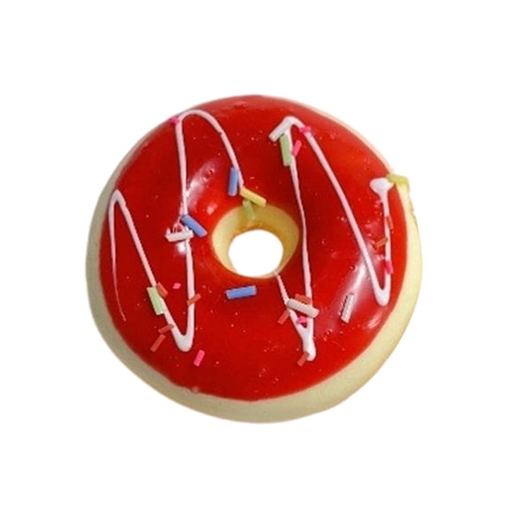 Donut Sensory Fidget Toys Stress Relief Balls for Adults Anxiety Relief Desk Toys Squeeze Toys for Office Desk Stress Relief Gifts Party Favors (Red)