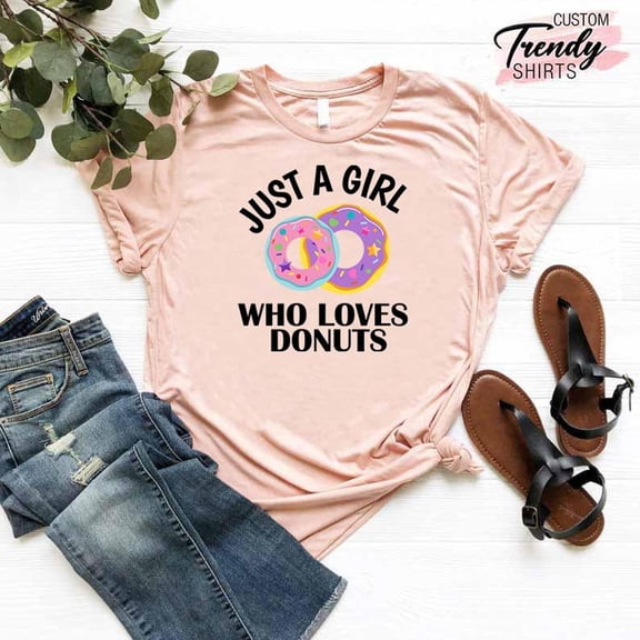 Donut Shirt for Girls, Donut Lover Gift, Women Donut Shirt, Donut Tshirt, Foodie Shirt, Foodie Gift, Donut Shirt, Donut Party Shirt SWEATSHIRT All Size S-5XL
