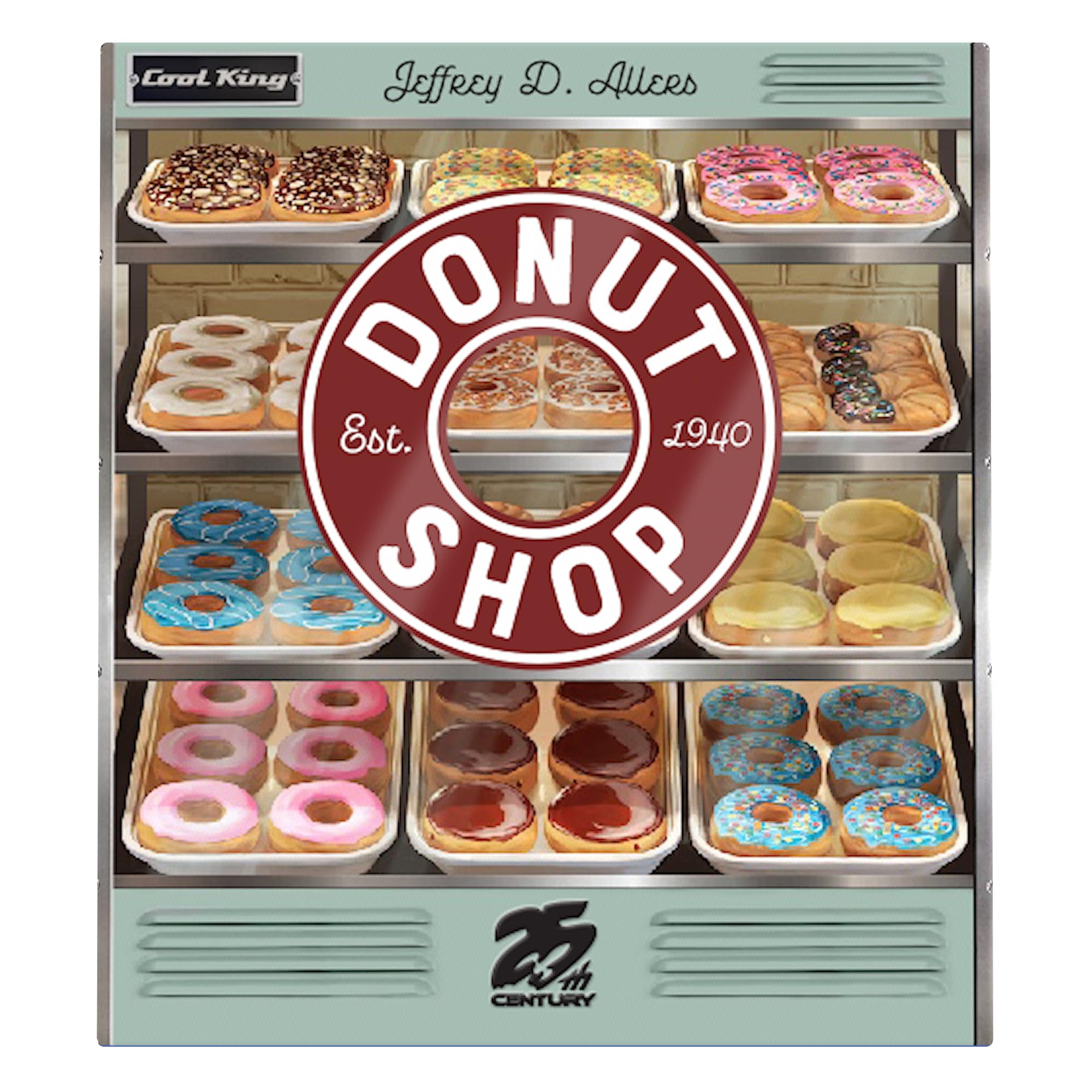 Donut Shop: Build Displays and Box Donuts - Strategy Board Game - 2 to 4 Players - 25th Century Games Donut Shop: Build Displays and Box Donuts - Strategy Board Game - 2 to 4 Players - 25th Century Games