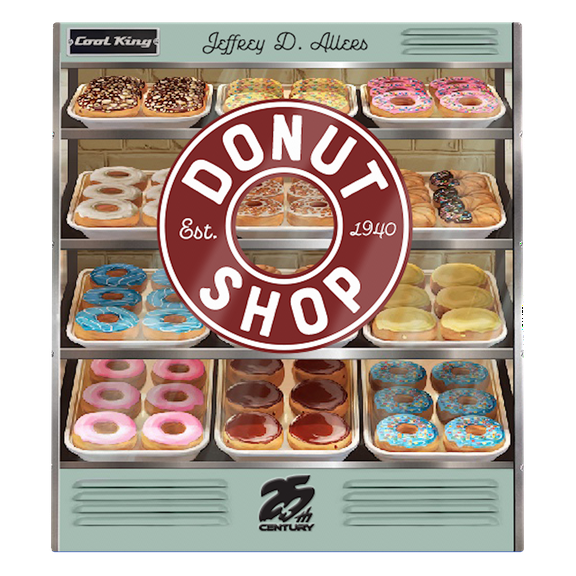 Donut Shop: Build Displays and Box Donuts - Strategy Board Game - 2 to 4 Players - 25th Century Games