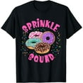 thumbnail image 1 of Donut Sprinkle Squad Graphic Sprinkle Donut T-Shirt, 1 of 3