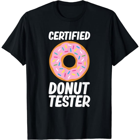 Donut Sprinkles Doughnut Fried Dough Sweet Snack Dessert T-Shirt
