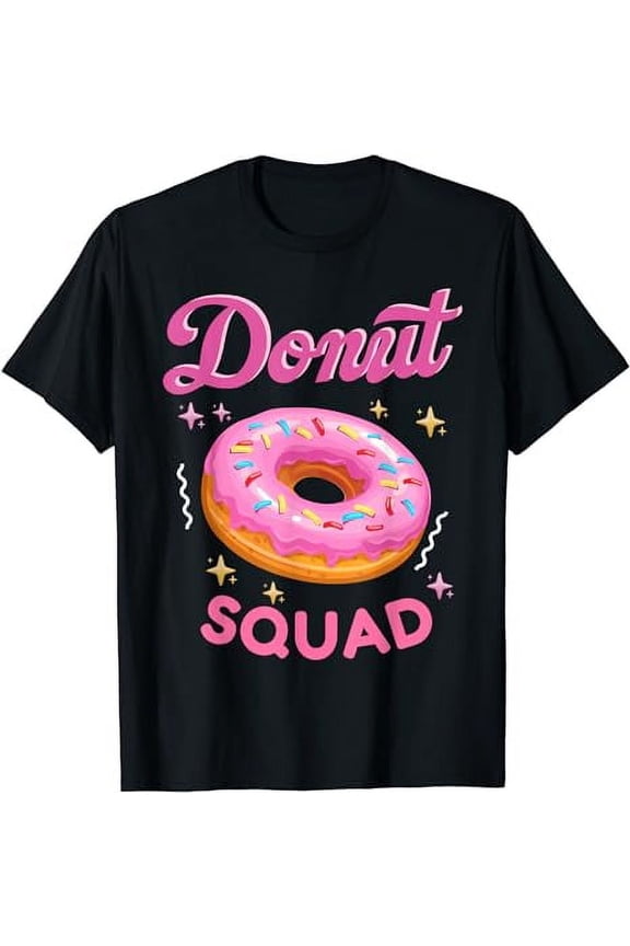 Donut Squad Cute Donut Sprinkle Lover Birthday Girls Party T-Shirt