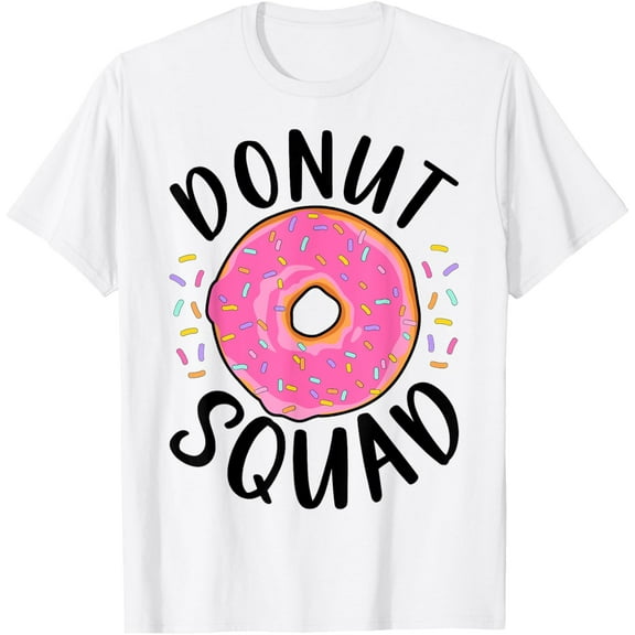 Donut Squad Donut Lover Birthday Party Girls T-Shirt