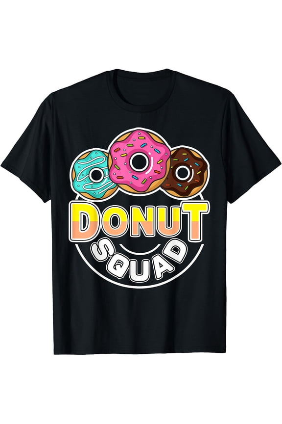 Donut Squad Matching Donut Party Crew Doughnut Sprinkles T-Shirt