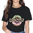 thumbnail image 1 of Donut T-Shirt Doughnut Costume Shirt T-Shirt, 1 of 4
