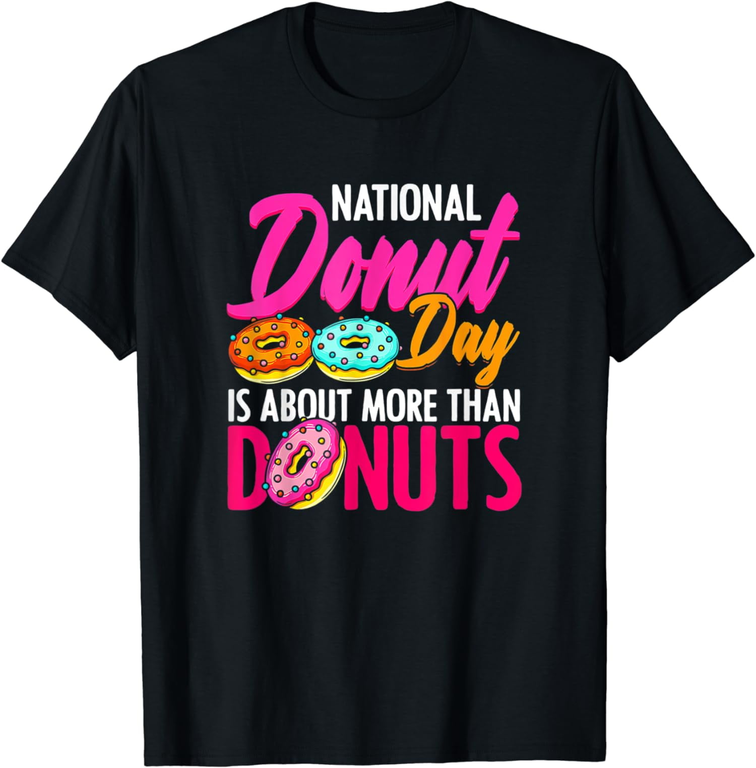 Donut graphic white tee main image 0
