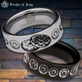 thumbnail image 1 of Donut Tungsten Carbide Ring, 1 of 9