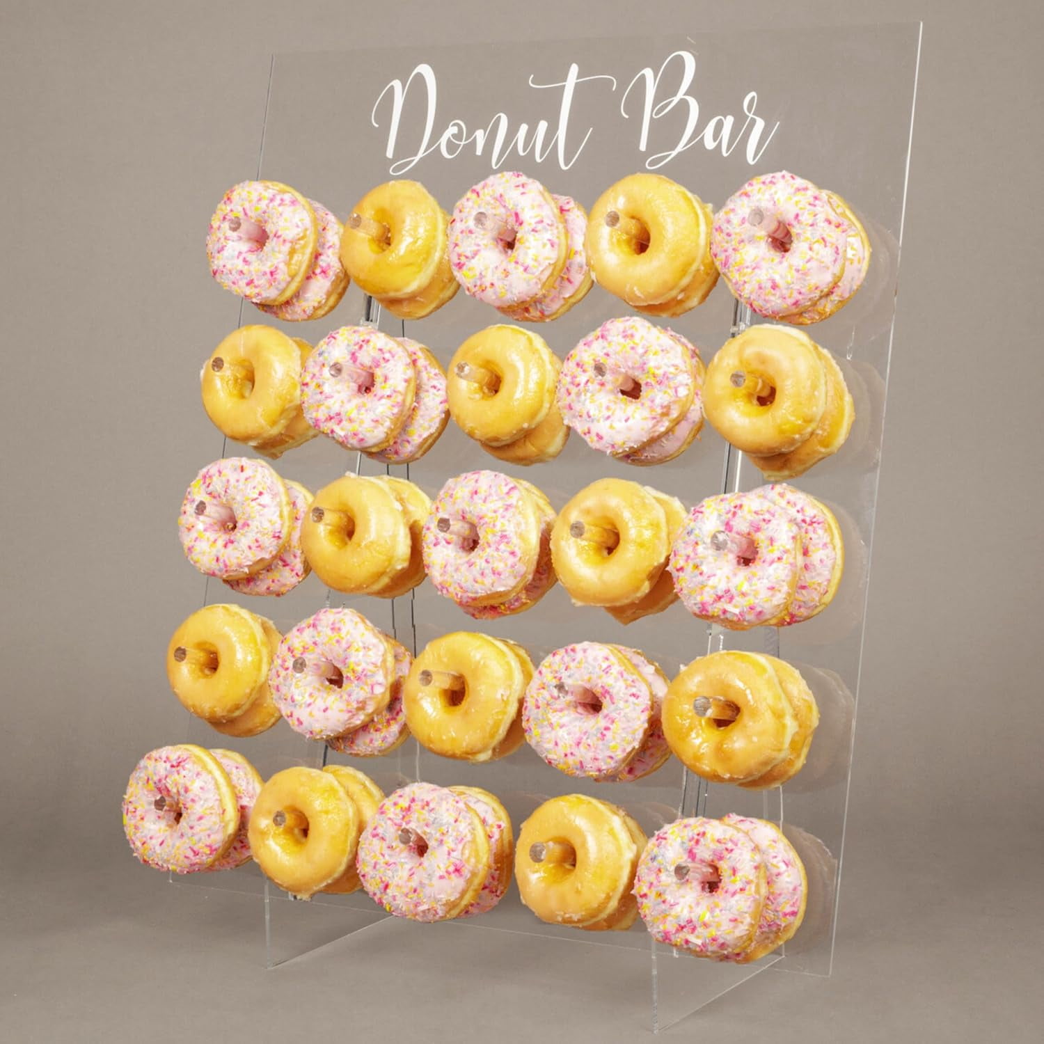 Wooden Donut Holder Board SHUESS 3-Piece Donut Wall Display Stand Wooden Donut Holder Board SHUESS 3-Piece Donut Wall Display Stand