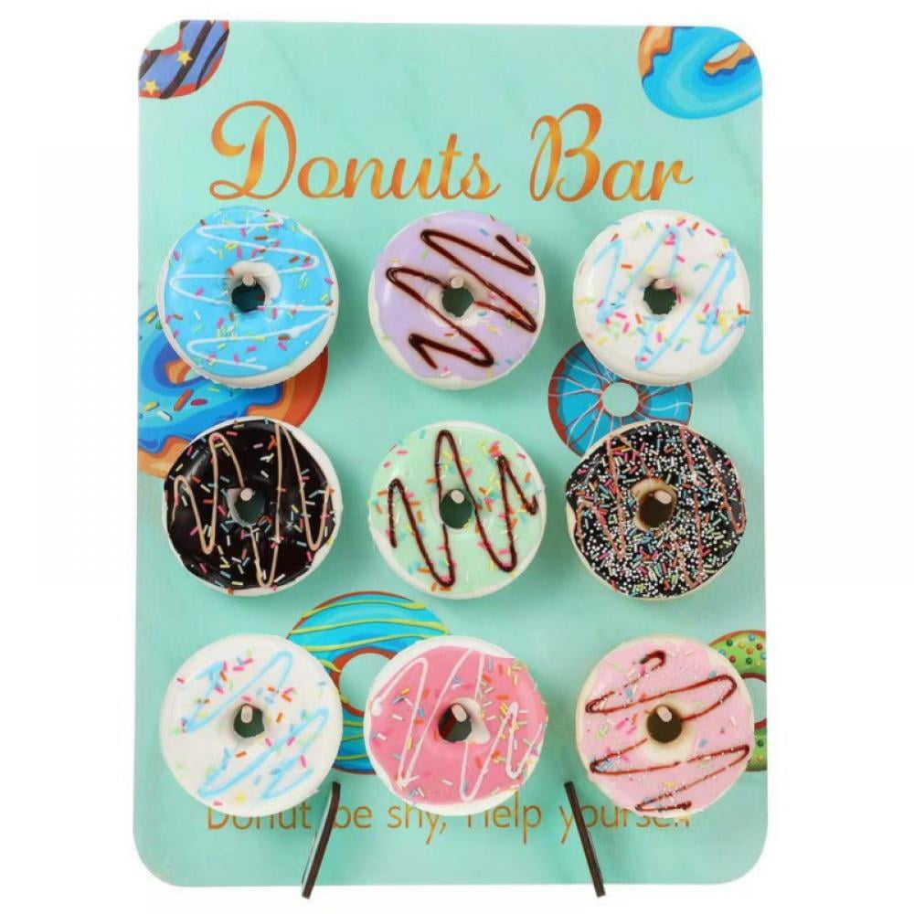 Donut Wall Donut Stand Dessert Table Treats Holder Doughnut Food Buffet Display Stand Pegboard ...