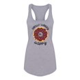 thumbnail image 1 of Donut Worry, Be Happy Racerback Tank Women -SPIdeals Designs, Female x-Small, 1 of 4